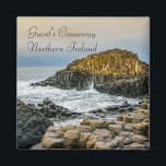 Sunset at Giant's Causeway Magnet<br><div class="desc">The sun sets behind the volcanic rock formations to Giant's Causeway in Northern Ireland.</div>