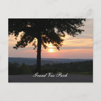 Sunset at Grand Vue Park II Postcard