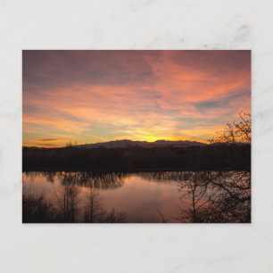 Sunset at Highland Glen Postcard
