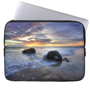 Sunset At Kedonganan Beach Laptop Sleeve