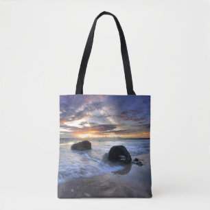 Sunset At Kedonganan Beach Tote Bag