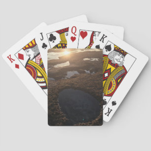 Sunset at La Jolla Tide Pools Playing Cards