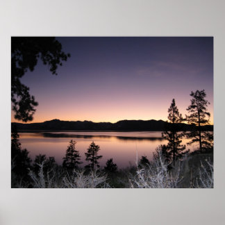 Sunset at Lake Tahoe Poster