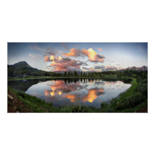 Sunset at Little Molas Lake - Colorado Trail Poster