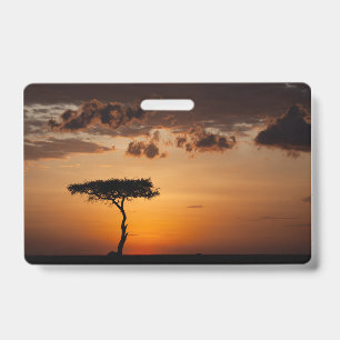 Sunset at Masai Mara ID Badge