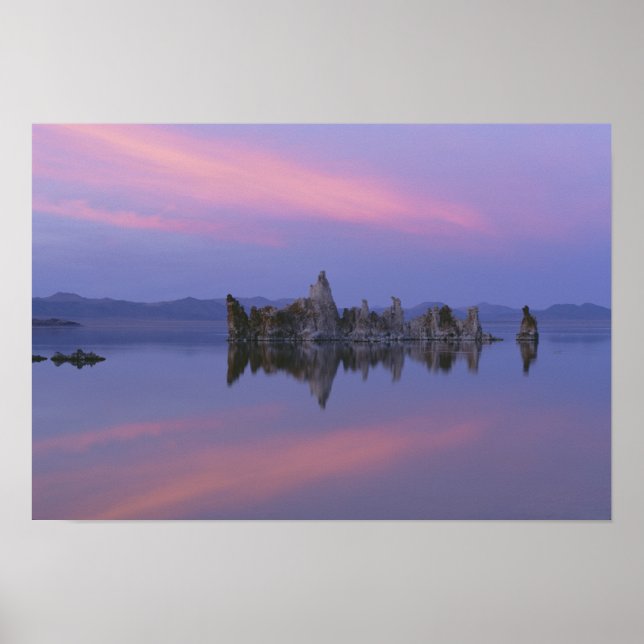 Sunset at Mono Lake, CA. Poster (Front)
