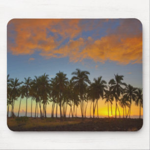 Sunset at National Historic Park Pu'uhonua o Mouse Pad