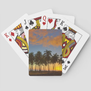 Sunset at National Historic Park Pu'uhonua o Playing Cards