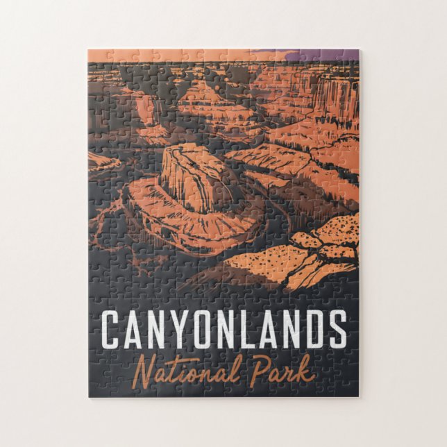 Sunset at National Park Canyonlands Jigsaw Puzzle (Vertical)