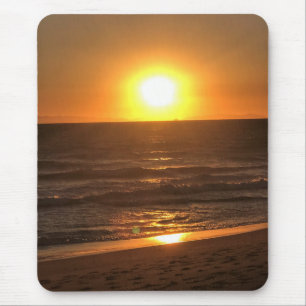 Sunset at Newport Beach, California Mouse Pad