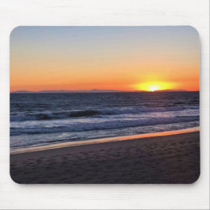 Sunset at Newport Beach, California Mouse Pad