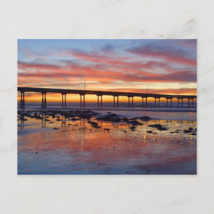 Sunset at Ocean Beach Postcard