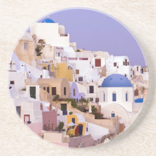 Sunset at Oil, Santorini 2 Coaster