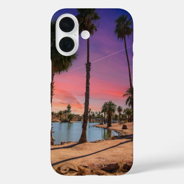 Sunset at Papago Park IPhone Case (Back)
