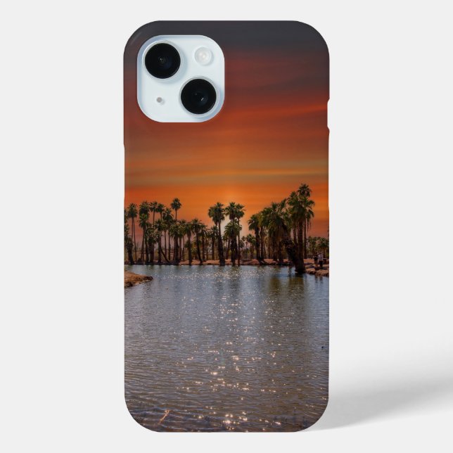 Sunset at Papago Park IPhone Case (Back)