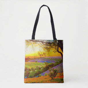 Sunset at Peachy Canyon Tote Bag