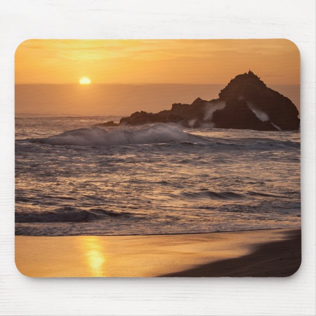 Sunset At Pfeiffer Beach Mouse Pad (Front)