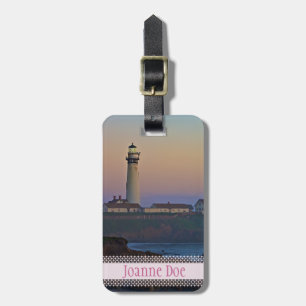 Sunset at Pigeon Point Lighthouse California Luggage Tag