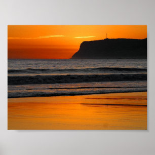 Sunset At Point Loma Poster