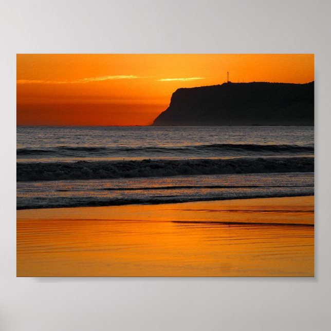 Sunset At Point Loma Poster (Front)