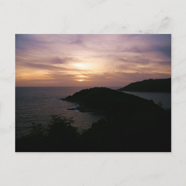 Sunset At Promthep Cape Postcard (Front)