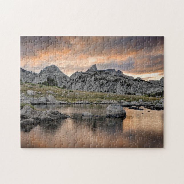 Sunset at Pyramid Lake Jigsaw Puzzle (Horizontal)