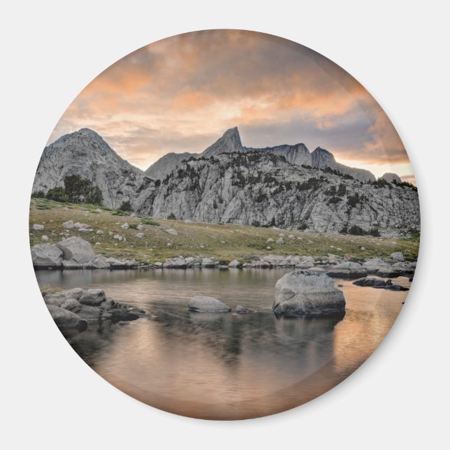 Sunset at Pyramid Lake Magnet (Front)