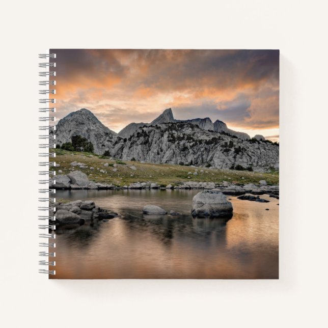 Sunset at Pyramid Lake Notebook (Front)