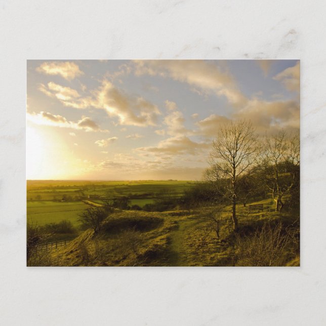 Sunset at Red Hill Postcard (Front)