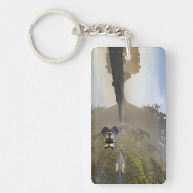 Sunset at Ruby Beach, Olympic National Park, Key Ring (Front)