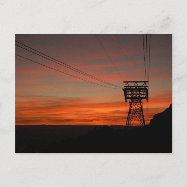 Sunset at Sandia Peak Postcard (Front)
