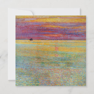 Sunset at Sea (by Childe Hassam) Card