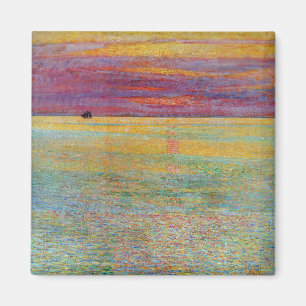 Sunset at Sea (by Childe Hassam) Magnet