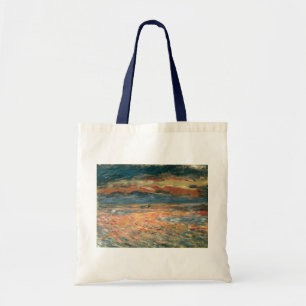 Sunset at Sea by Pierre Renoir, Vintage Fine Art Tote Bag