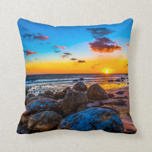Sunset At Sea Cushion