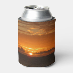 Sunset at Sea I Tropical Colourful Seascape Can Cooler