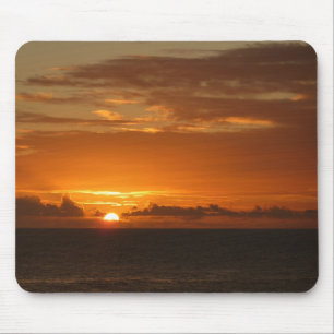 Sunset at Sea I Tropical Colourful Seascape Mouse Pad