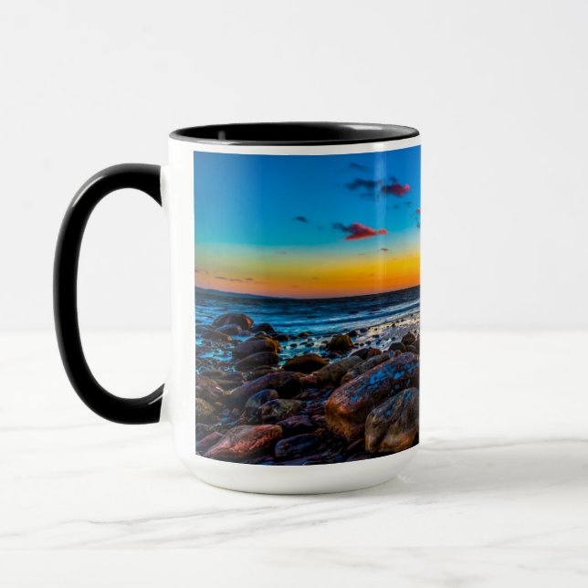 Sunset At Sea Mug (Left)