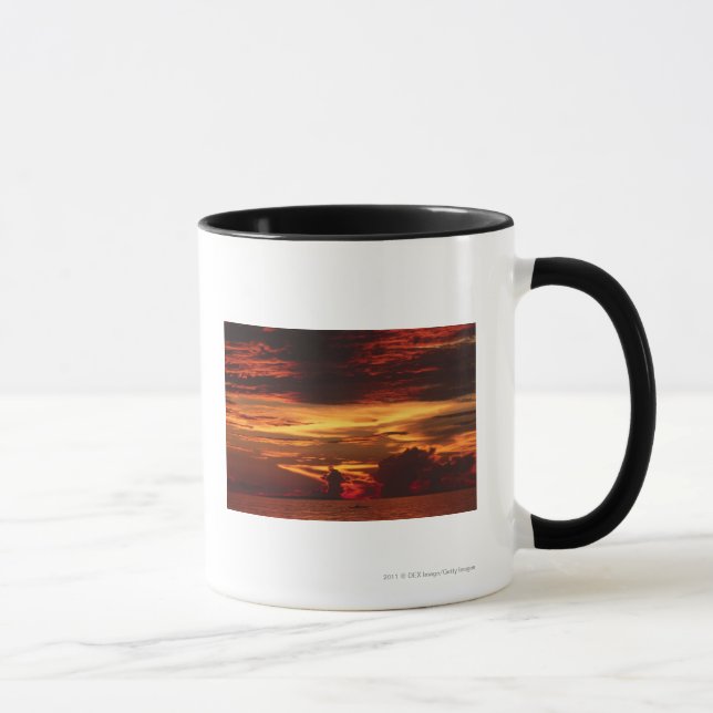 Sunset at sea mug (Right)