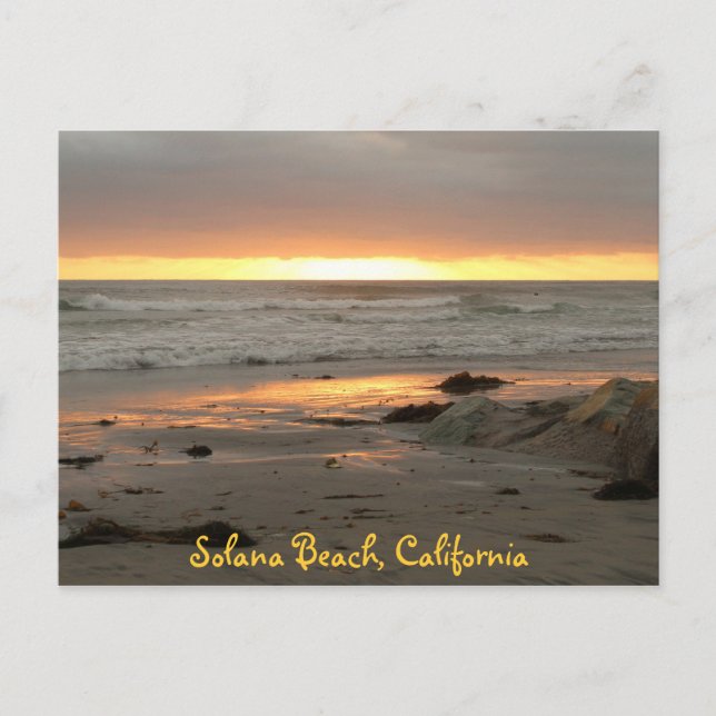 Sunset at Solana Postcard (Front)