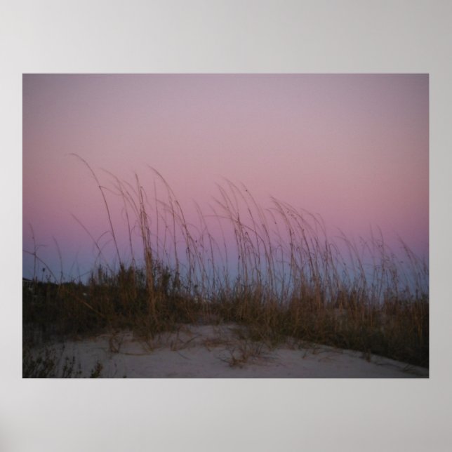 Sunset at Sullivan's Island, South Carolina Poster (Front)