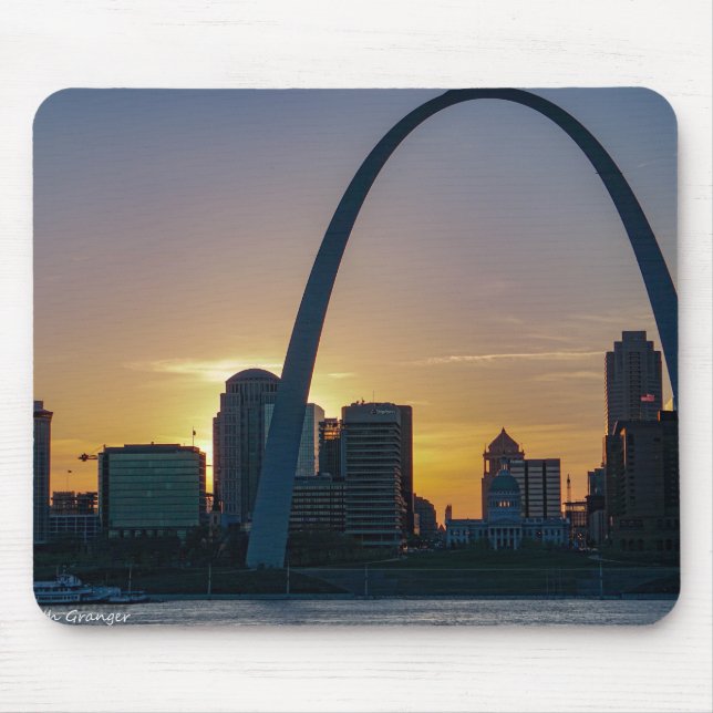 Sunset at the Arch Mouse Pad (Front)