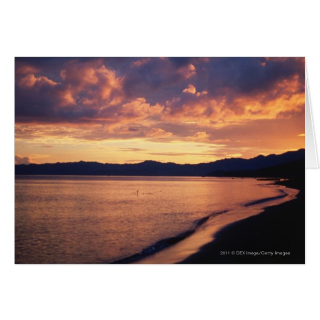 Sunset at the beach (Front Horizontal)