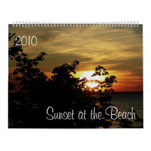 Sunset at the Beach 2010 Calendar