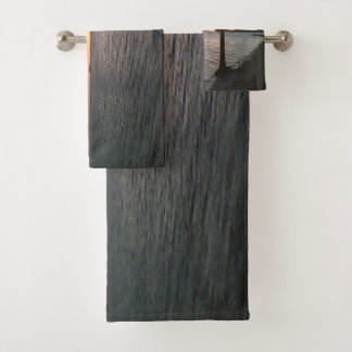 Sunset At The Beach Bath Towel Set