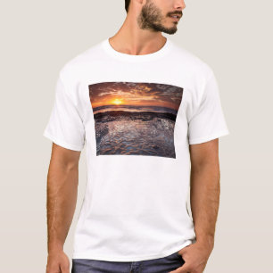 Sunset at the beach, California T-Shirt