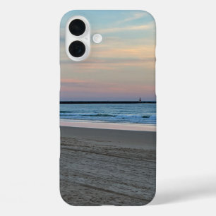 Sunset at the Beach in Portimao Portugal iPhone 16 Plus Case