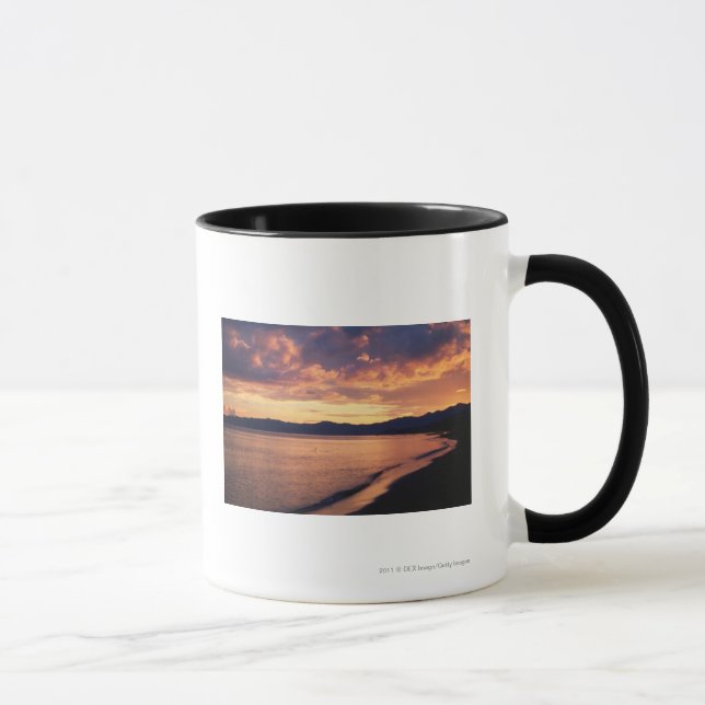 Sunset at the beach mug (Right)