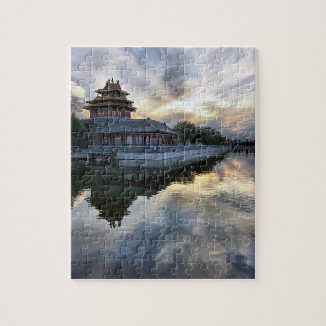 Sunset at the Forbidden City Jigsaw Puzzle (Vertical)