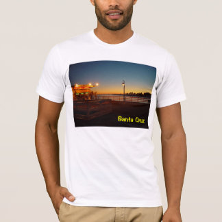 Sunset at the Lighthouse in Santa Cruz - T-Shirt